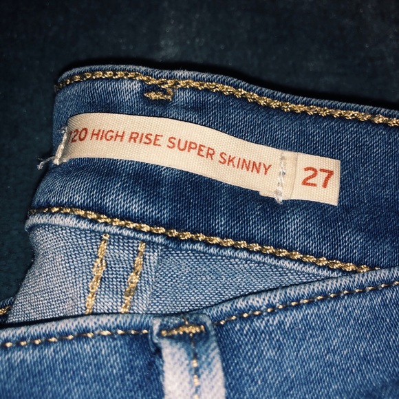 Levi high waisted skinny jeans - Picture 2 of 3